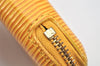 Authentic Louis Vuitton Epi Agenda Geode Purse Travel Case M63879 Yellow 4134K