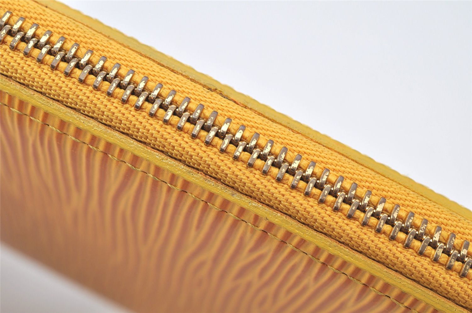 Authentic Louis Vuitton Epi Agenda Geode Purse Travel Case M63879 Yellow 4134K