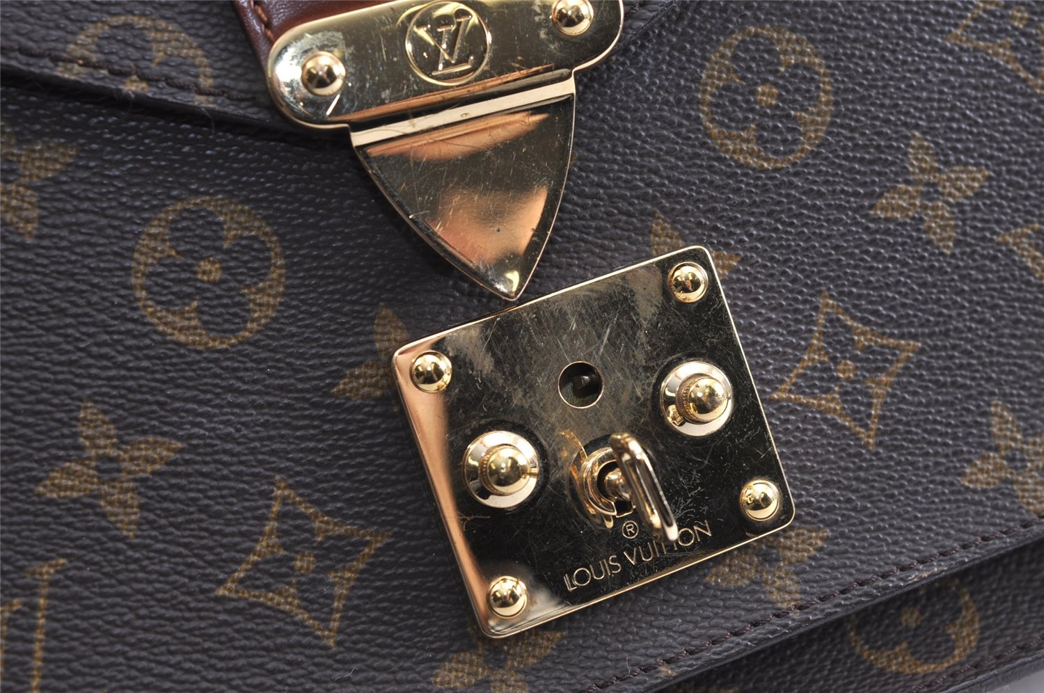 Authentic Louis Vuitton Monogram Monceau 2Way Shoulder Hand Bag M51185 LV 4135J