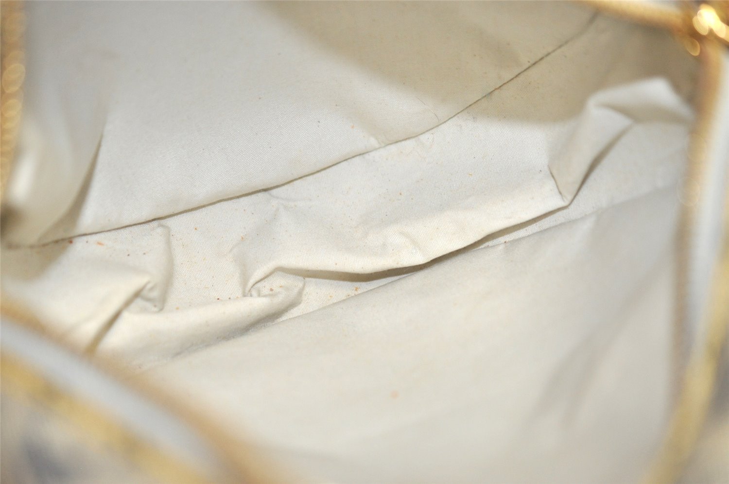 Auth Louis Vuitton Monogram Mini Jeanne GM Shoulder Cross Bag M92000 Blue 4135K