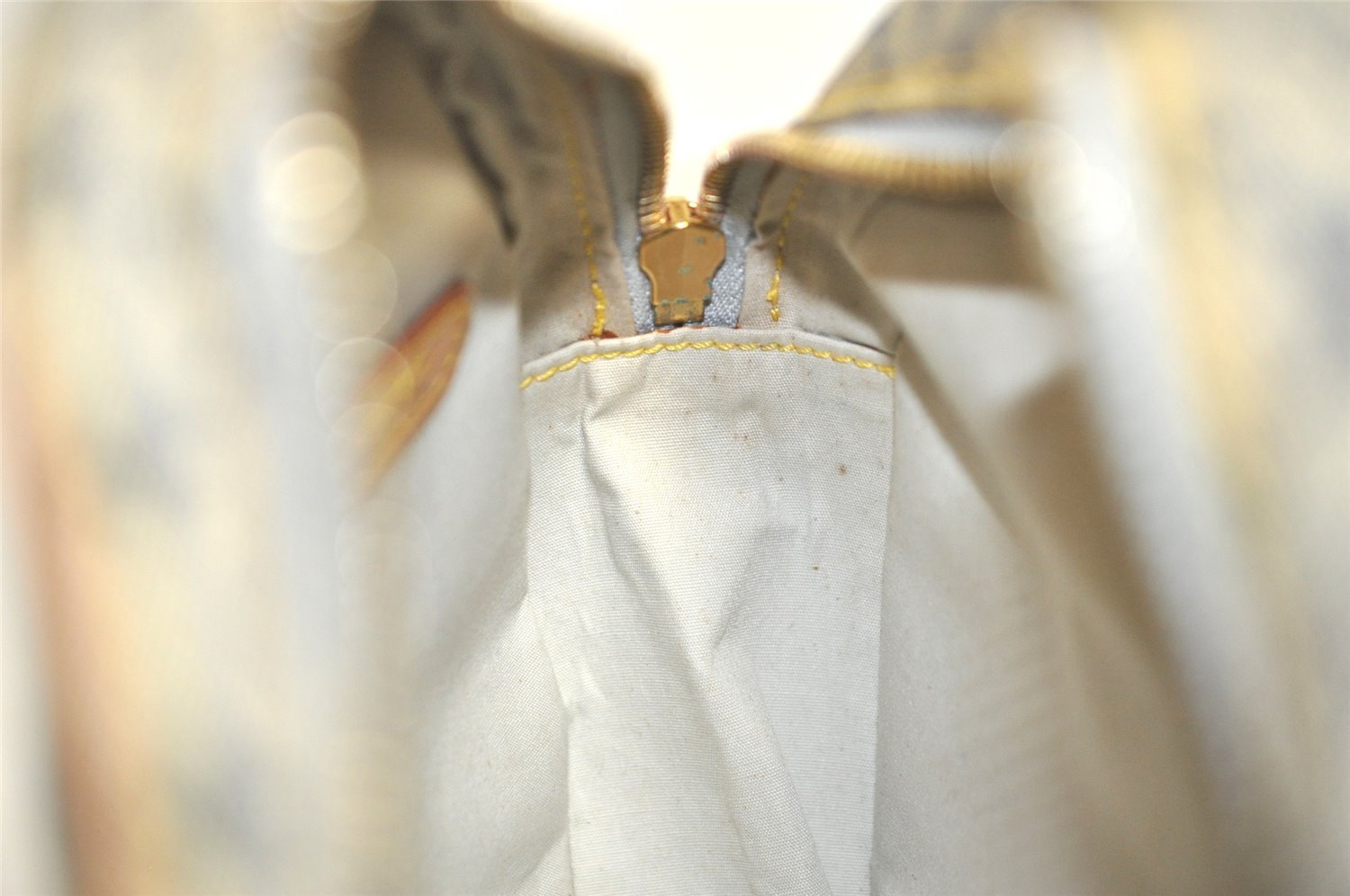 Auth Louis Vuitton Monogram Mini Jeanne GM Shoulder Cross Bag M92000 Blue 4135K