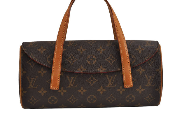 Authentic Louis Vuitton Monogram Sonatine Hand Bag Purse M51902 LV 4136J