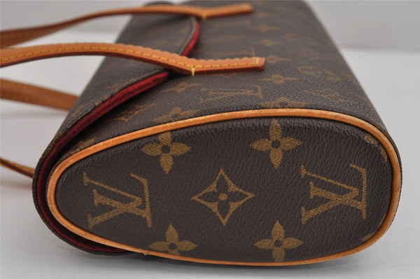 Authentic Louis Vuitton Monogram Sonatine Hand Bag Purse M51902 LV 4136J