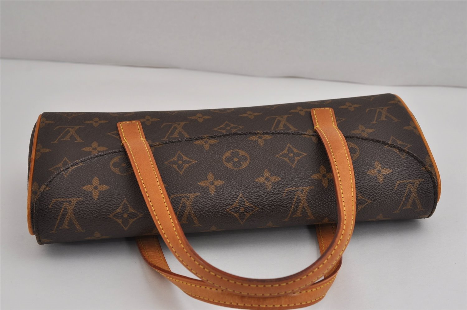 Authentic Louis Vuitton Monogram Sonatine Hand Bag Purse M51902 LV 4136J