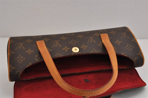Authentic Louis Vuitton Monogram Sonatine Hand Bag Purse M51902 LV 4136J