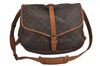 Authentic Louis Vuitton Monogram Saumur 35 Shoulder Cross Bag M42254 LV 4137J