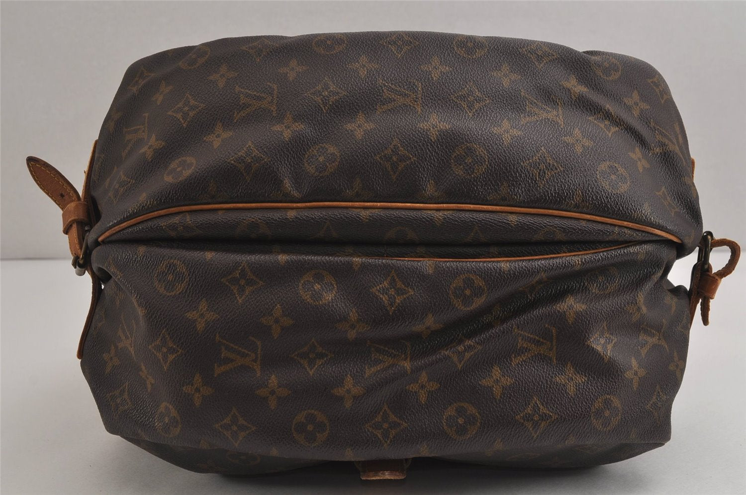 Authentic Louis Vuitton Monogram Saumur 35 Shoulder Cross Bag M42254 LV 4137J