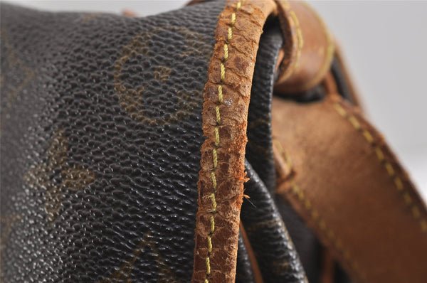 Authentic Louis Vuitton Monogram Saumur 35 Shoulder Cross Bag M42254 LV 4137J