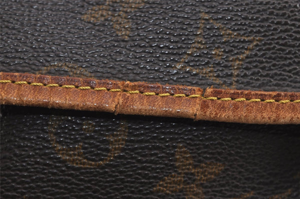 Authentic Louis Vuitton Monogram Saumur 35 Shoulder Cross Bag M42254 LV 4137J