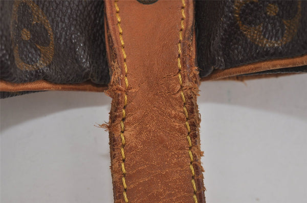 Authentic Louis Vuitton Monogram Saumur 35 Shoulder Cross Bag M42254 LV 4137J