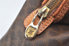 Authentic CELINE Macadam Blason Pattern Pouch Purse PVC Leather Brown 4137K