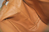 Authentic CELINE Macadam Blason Pattern Pouch Purse PVC Leather Brown 4137K