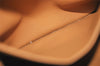 Authentic CELINE Macadam Blason Pattern Pouch Purse PVC Leather Brown 4137K