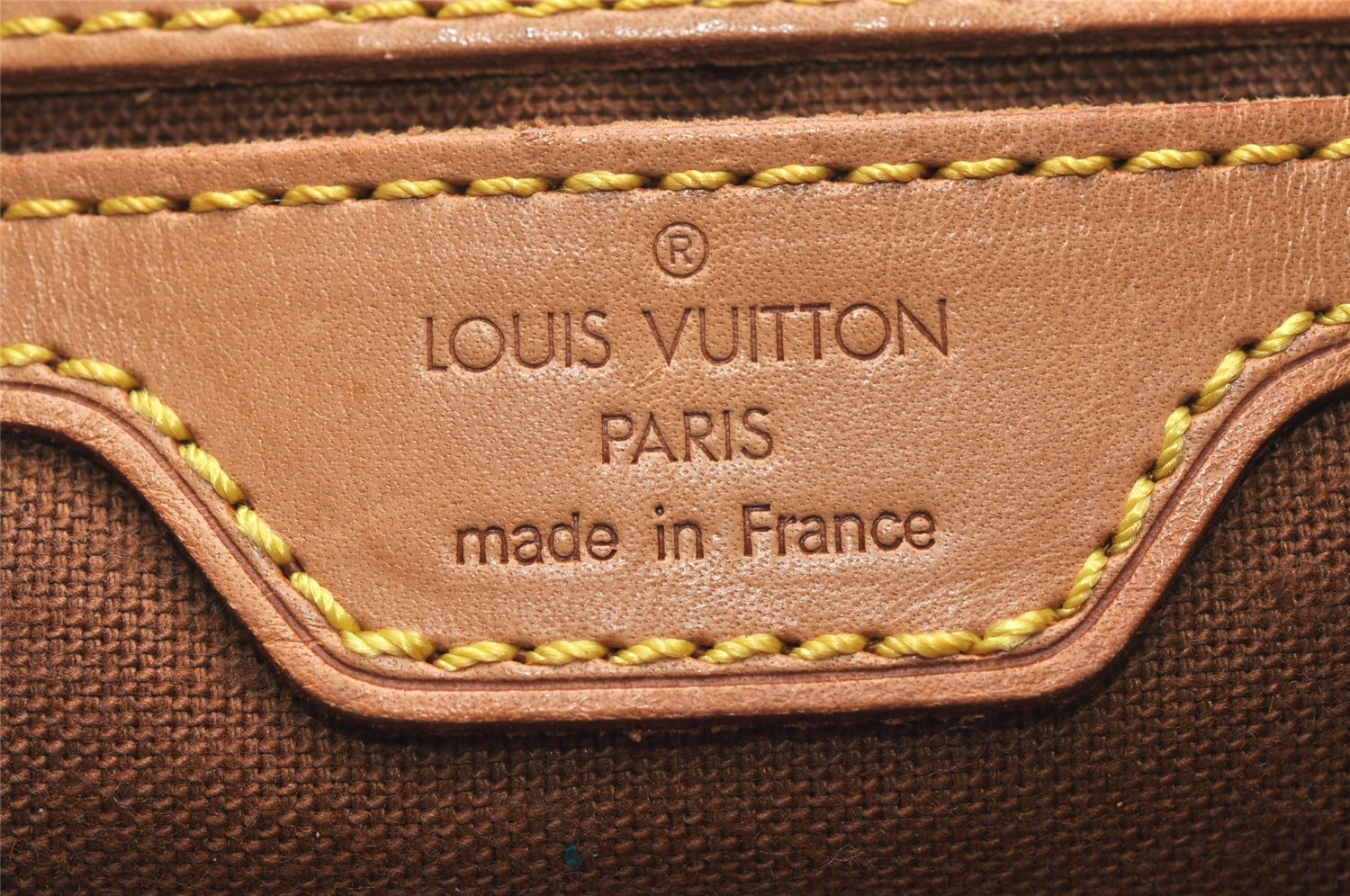 Authentic Louis Vuitton Monogram Montsouris GM Backpack M51135 LV 4139I
