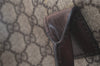 Authentic GUCCI Vintage Hand Tote Bag GG PVC Leather 91249 Brown 4139K