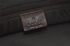 Authentic GUCCI Vintage Hand Tote Bag GG PVC Leather 91249 Brown 4139K