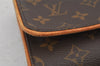 Authentic Louis Vuitton Monogram Pochette Twin GM Shoulder Bag M51852 LV 4140J