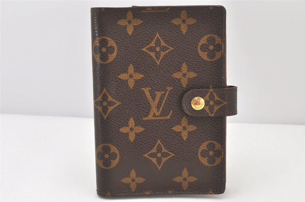 Authentic Louis Vuitton Monogram Agenda PM Notebook Cover R20005 LV 4140K