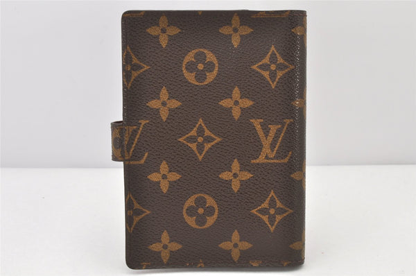 Authentic Louis Vuitton Monogram Agenda PM Notebook Cover R20005 LV 4140K