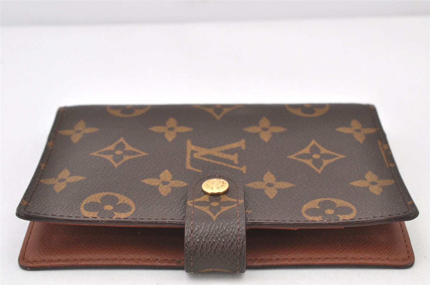 Authentic Louis Vuitton Monogram Agenda PM Notebook Cover R20005 LV 4140K