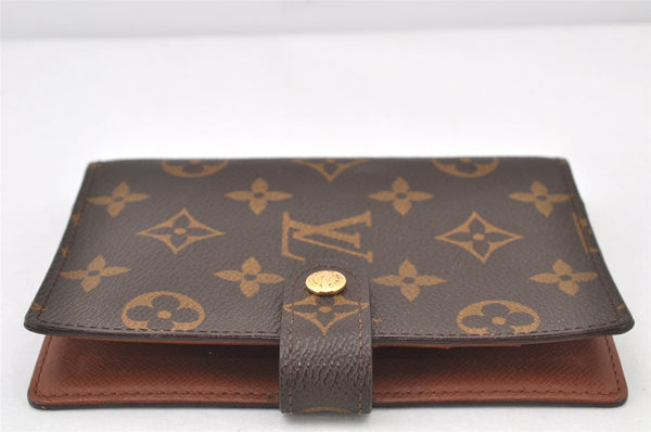 Authentic Louis Vuitton Monogram Agenda PM Notebook Cover R20005 LV 4140K
