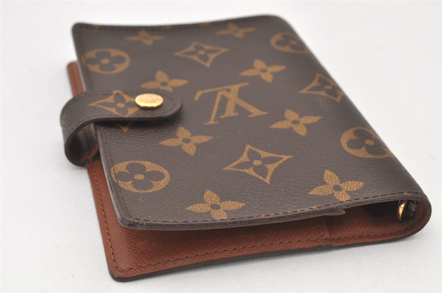 Authentic Louis Vuitton Monogram Agenda PM Notebook Cover R20005 LV 4140K