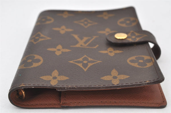 Authentic Louis Vuitton Monogram Agenda PM Notebook Cover R20005 LV 4140K
