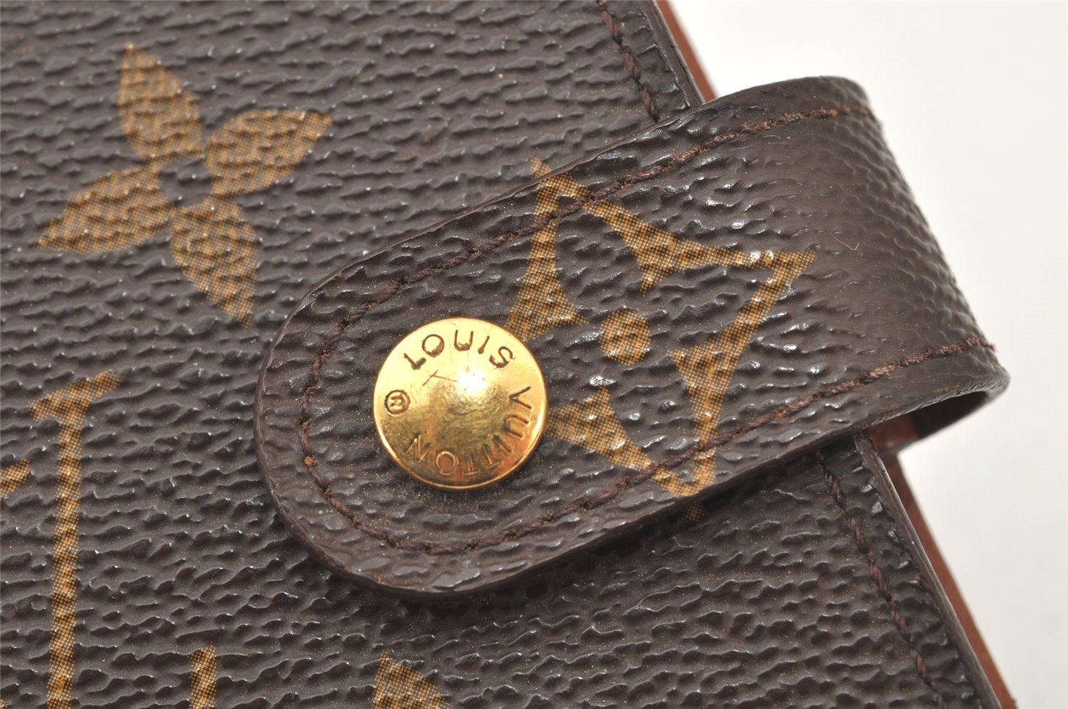 Authentic Louis Vuitton Monogram Agenda PM Notebook Cover R20005 LV 4140K