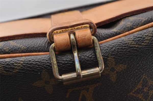 Authentic Louis Vuitton Monogram Cartouchiere MM M51253 Shoulder Cross Bag 4141I