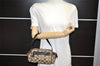 Authentic COACH Signature Shoulder Hand Bag Canvas Leather 40722 Brown 4141K