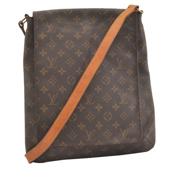 Authentic Louis Vuitton Monogram Musette Shoulder Cross Body Bag M51256 LV 4142J