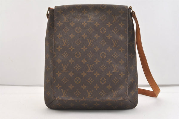 Authentic Louis Vuitton Monogram Musette Shoulder Cross Body Bag M51256 LV 4142J