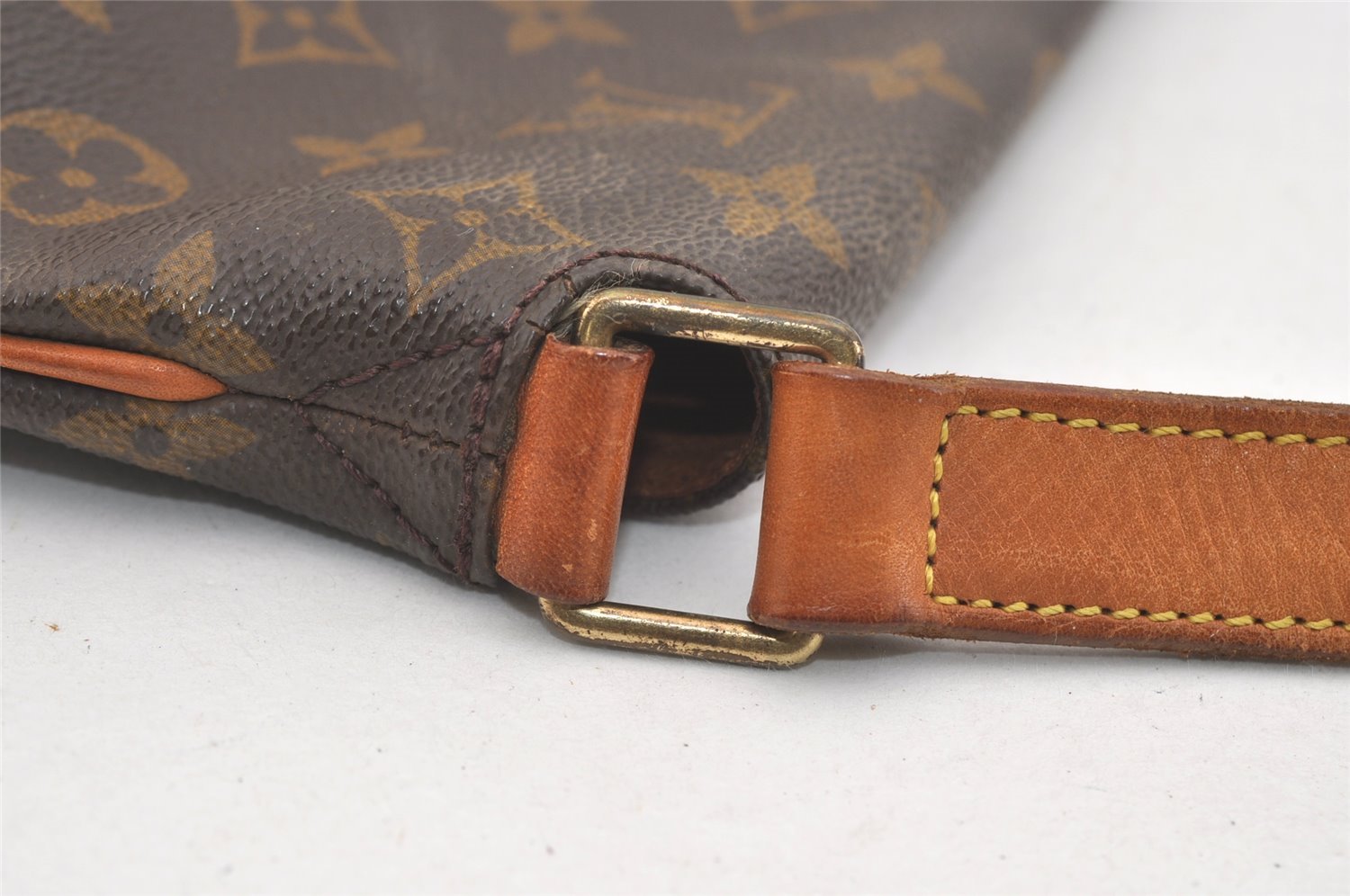 Authentic Louis Vuitton Monogram Musette Shoulder Cross Body Bag M51256 LV 4142J