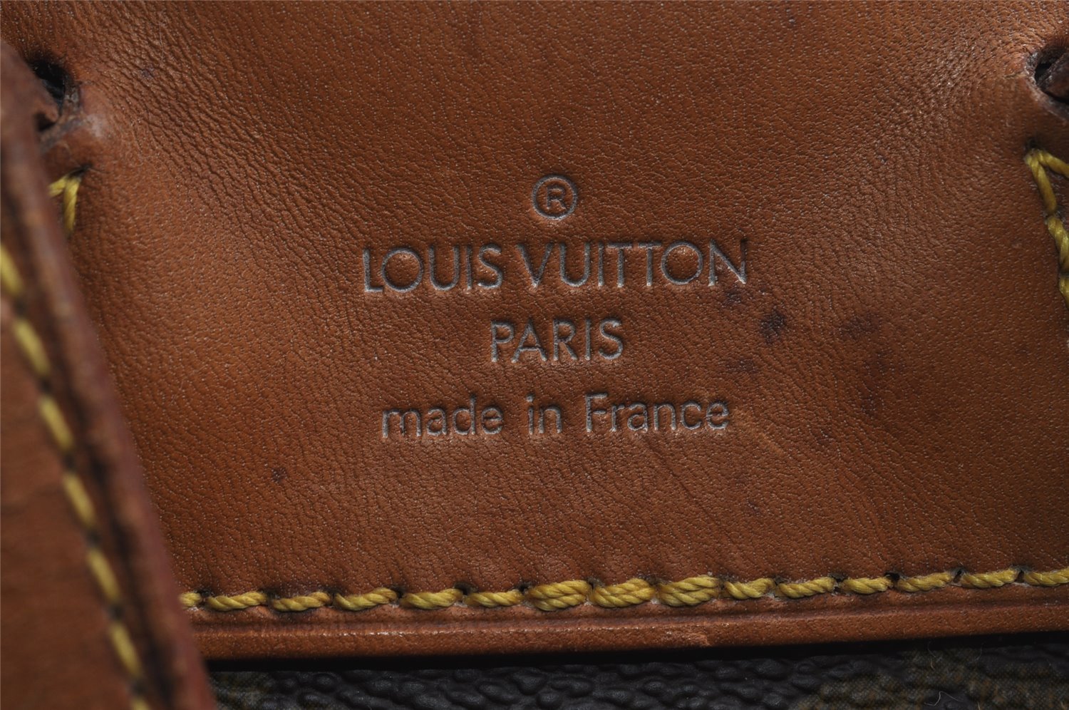 Authentic Louis Vuitton Monogram Montsouris MM Backpack M51136 LV 4143I