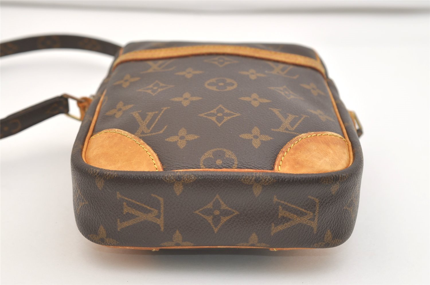 Authentic Louis Vuitton Monogram Danube Shoulder Cross Body Bag M45266 LV 4143J