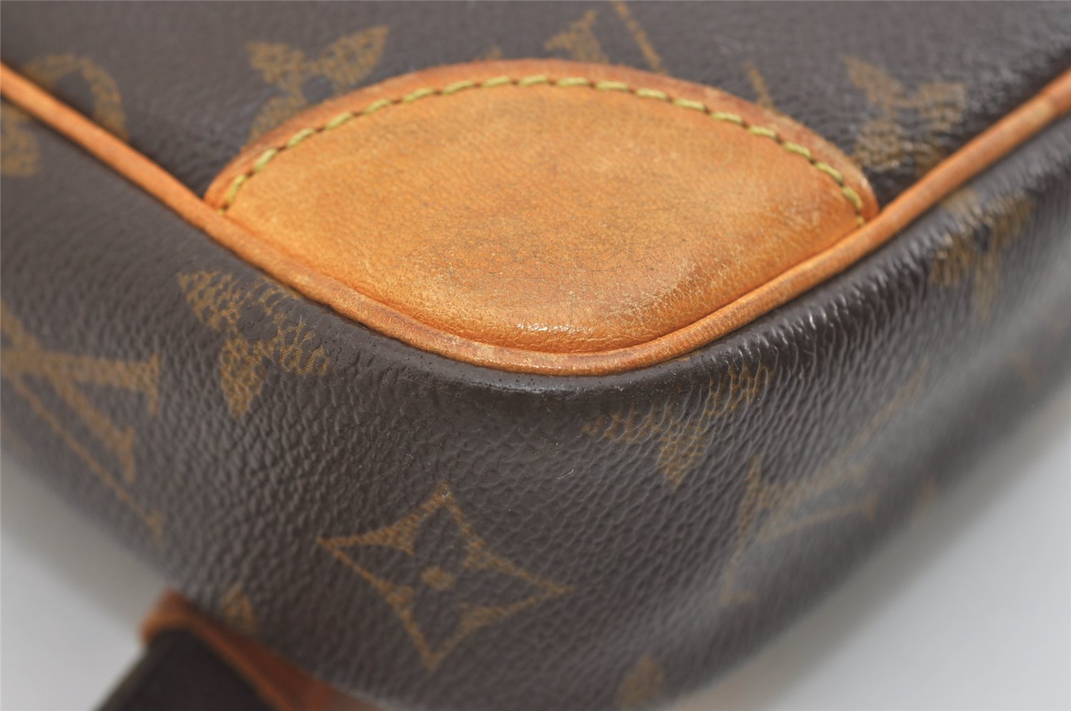 Authentic Louis Vuitton Monogram Danube Shoulder Cross Body Bag M45266 LV 4143J