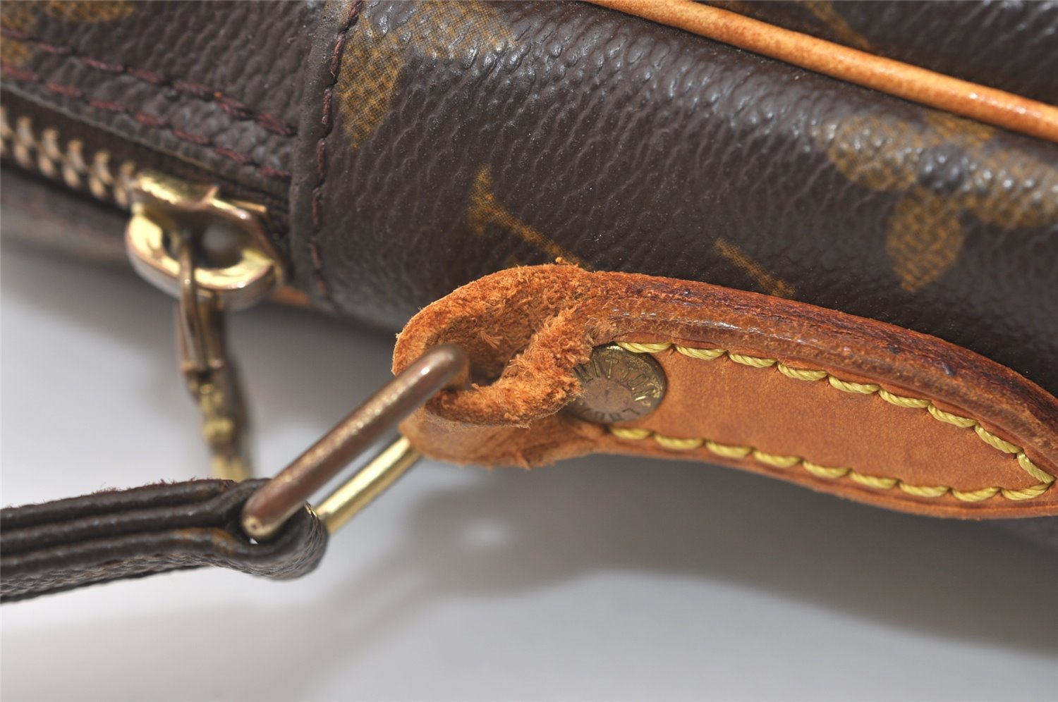 Authentic Louis Vuitton Monogram Danube Shoulder Cross Body Bag M45266 LV 4143J