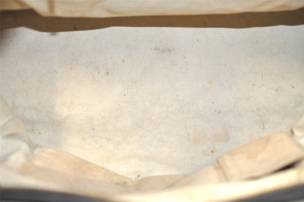 Authentic Louis Vuitton Monogram Mini Josephine GM Hand Bag Blue M92211 LV 4144I