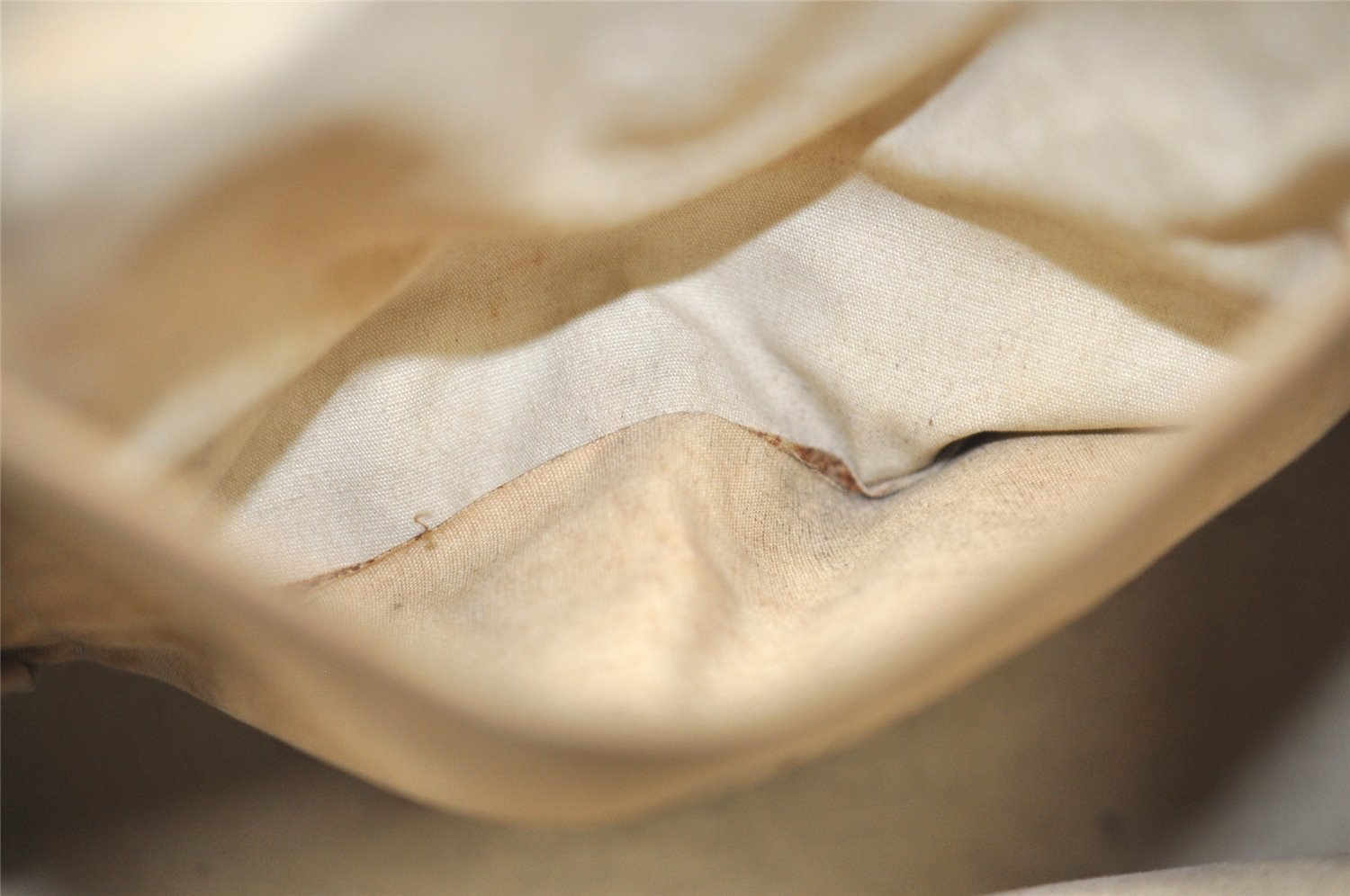 Authentic Louis Vuitton Monogram Mini Josephine GM Hand Bag Blue M92211 LV 4144I