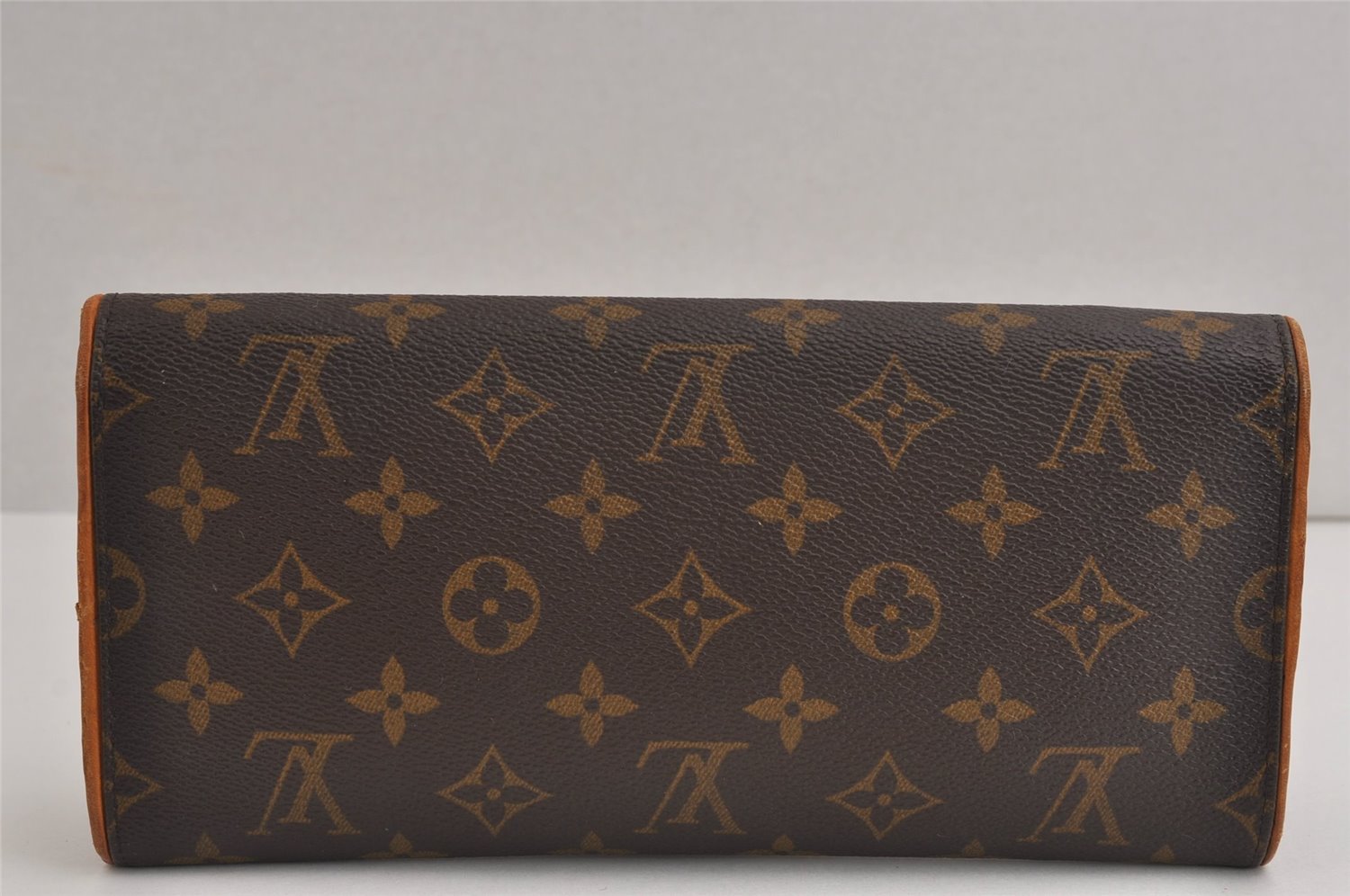 Authentic Louis Vuitton Monogram Pochette Twin GM Shoulder Bag M51852 LV 4144J
