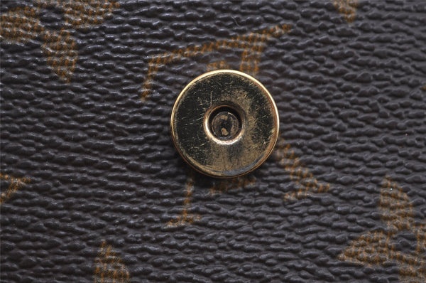 Authentic Louis Vuitton Monogram Pochette Twin GM Shoulder Bag M51852 LV 4144J