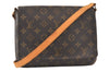 Authentic Louis Vuitton Monogram Musette Tango M51388 Shoulder Cross Bag 4144K