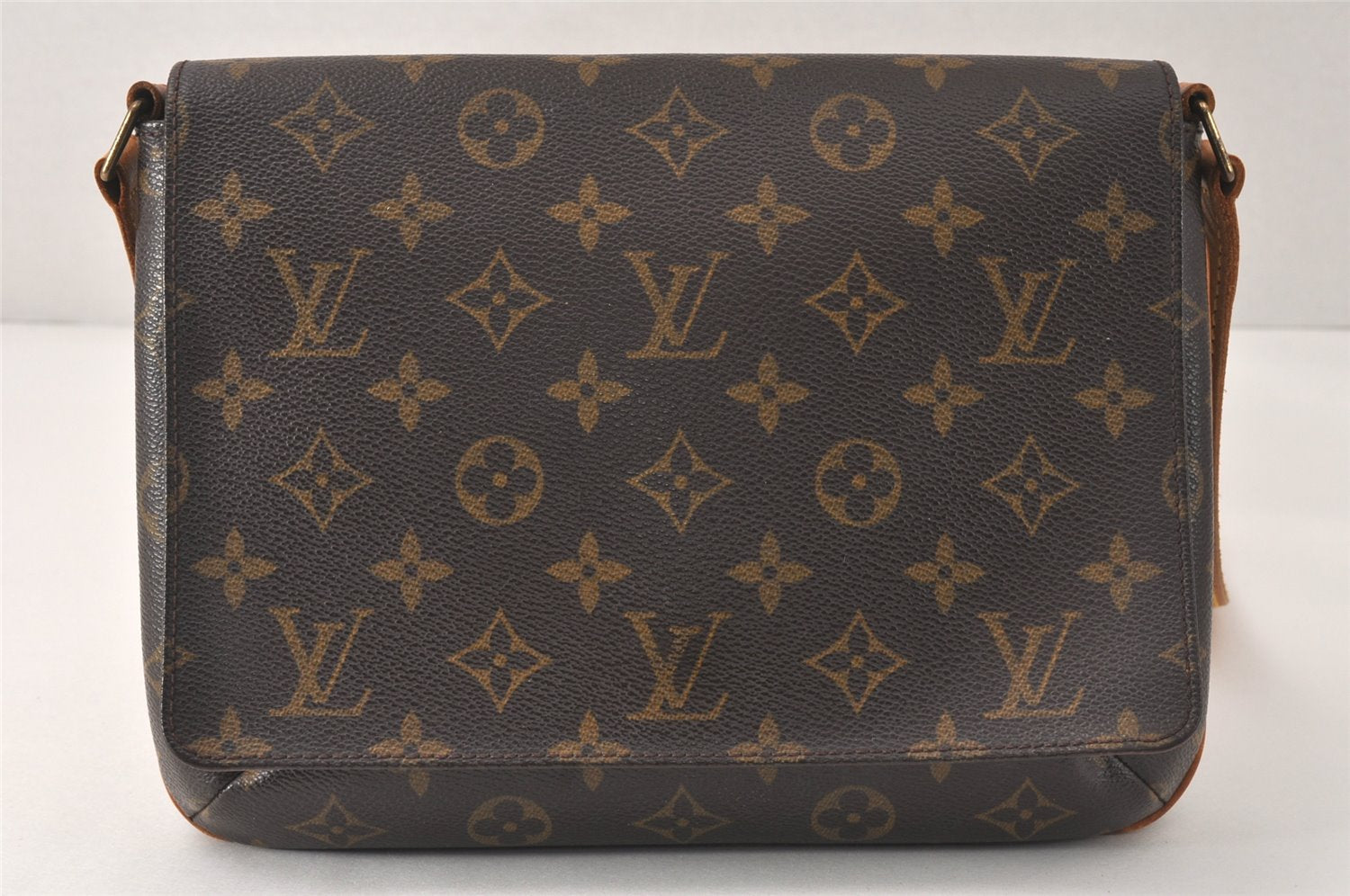 Authentic Louis Vuitton Monogram Musette Tango M51388 Shoulder Cross Bag 4144K