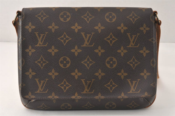 Authentic Louis Vuitton Monogram Musette Tango M51388 Shoulder Cross Bag 4144K