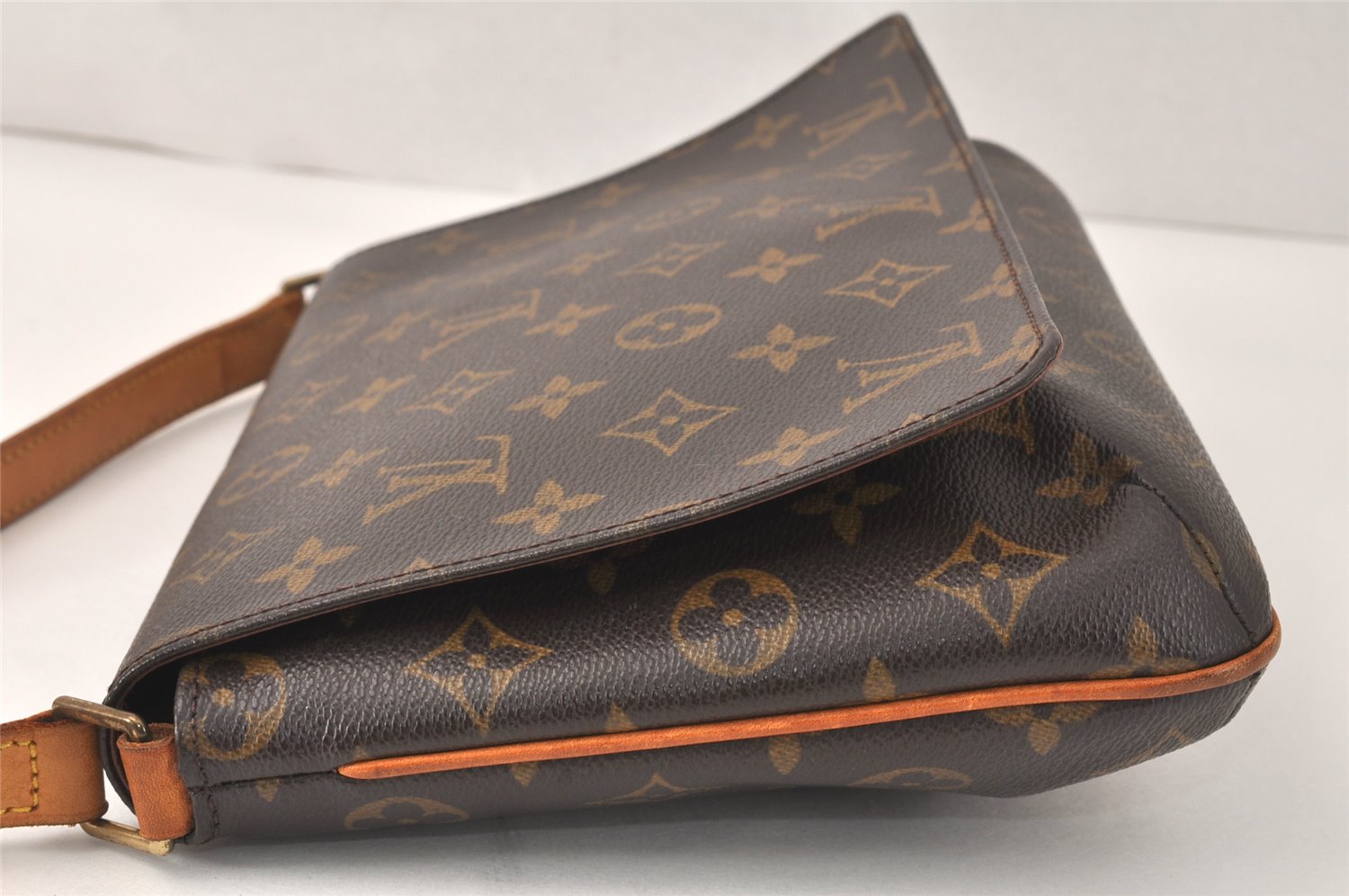 Authentic Louis Vuitton Monogram Musette Tango M51388 Shoulder Cross Bag 4144K