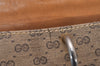 Authentic GUCCI Micro GG PVC Leather Shoulder Cross Body Bag Brown Junk 4145I