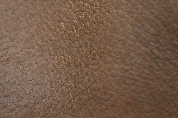 Authentic GUCCI Micro GG PVC Leather Shoulder Cross Body Bag Brown Junk 4145I