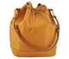 Authentic Louis Vuitton Epi Noe Shoulder Drawstring Bag Yellow M44009 LV 4146J
