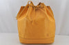 Authentic Louis Vuitton Epi Noe Shoulder Drawstring Bag Yellow M44009 LV 4146J