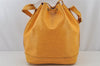 Authentic Louis Vuitton Epi Noe Shoulder Drawstring Bag Yellow M44009 LV 4146J